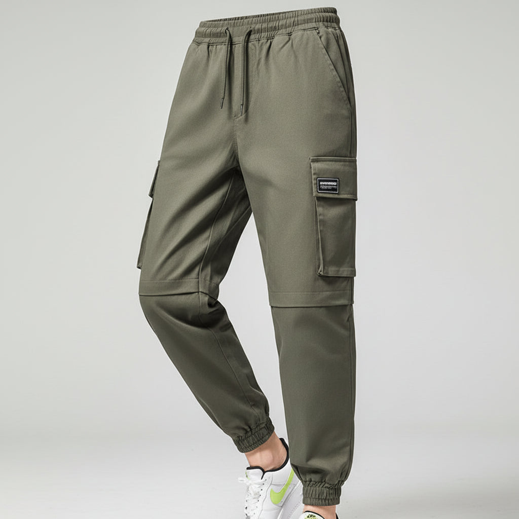 Tapered leg Harlan trousers men
