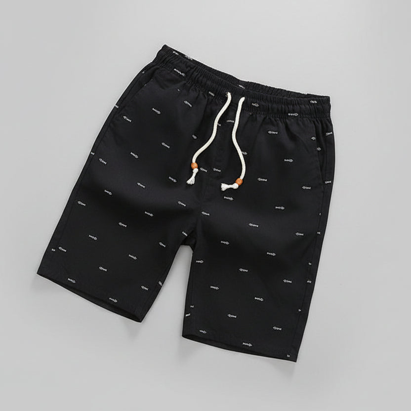 Men wearing cotton beach vacation shorts