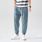Cotton breathable summer pants for men