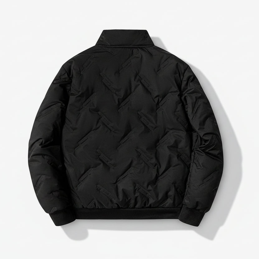 Black graphene winter jacket for men