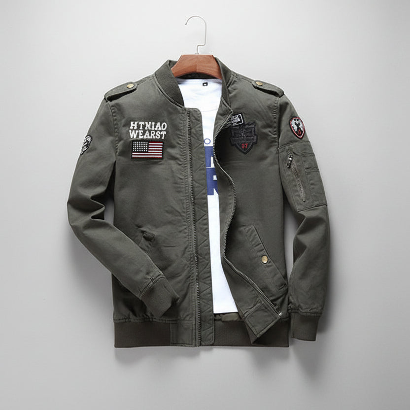 Men’s flight jacket baseball uniform casual autumn jacket