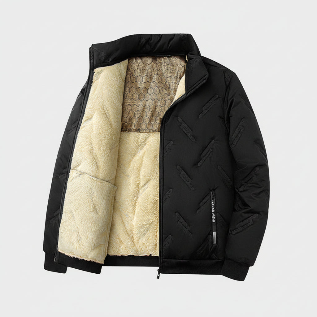 Men’s graphene cotton coat winter fleece jacket