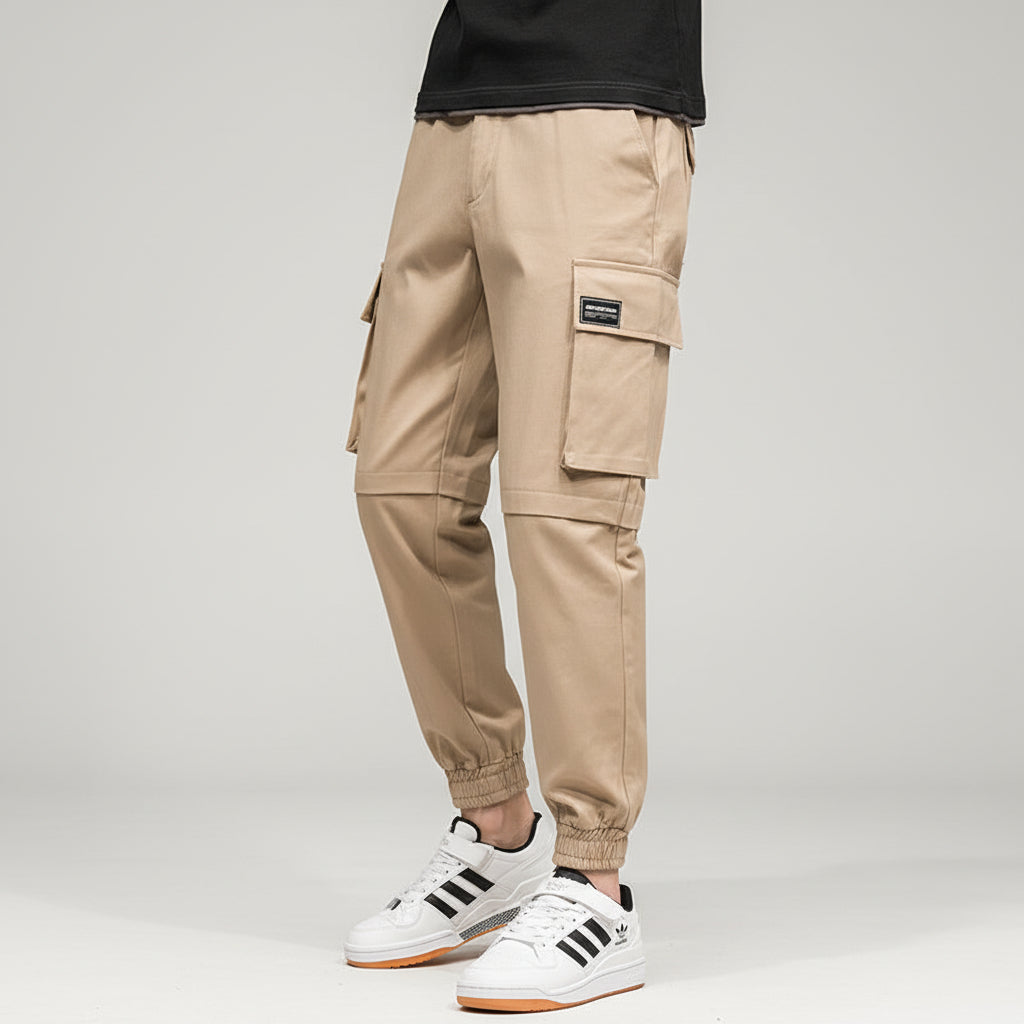 Men’s Harlan cropped trousers loose fit