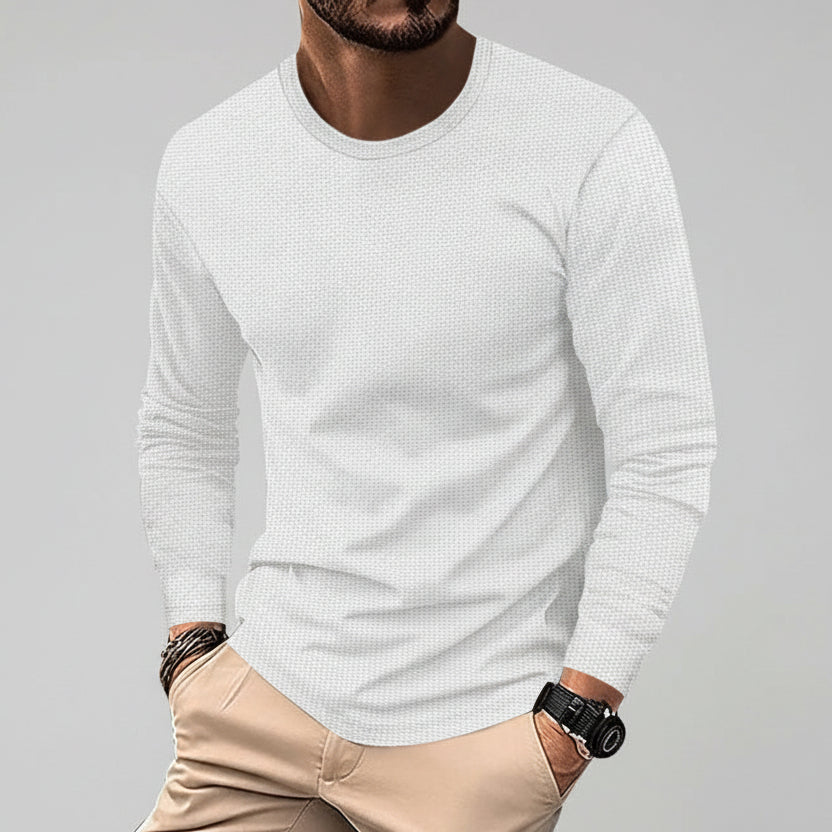 Men’s casual pullover long sleeve top