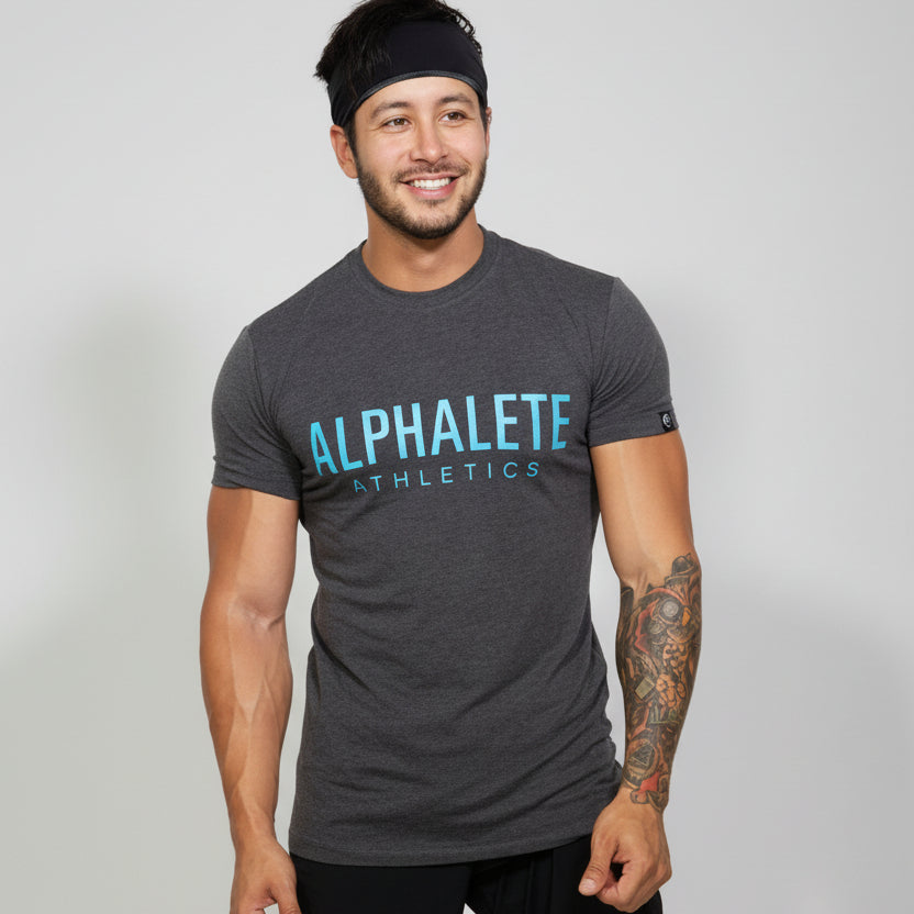 Men’s round neck sports casual T-shirt