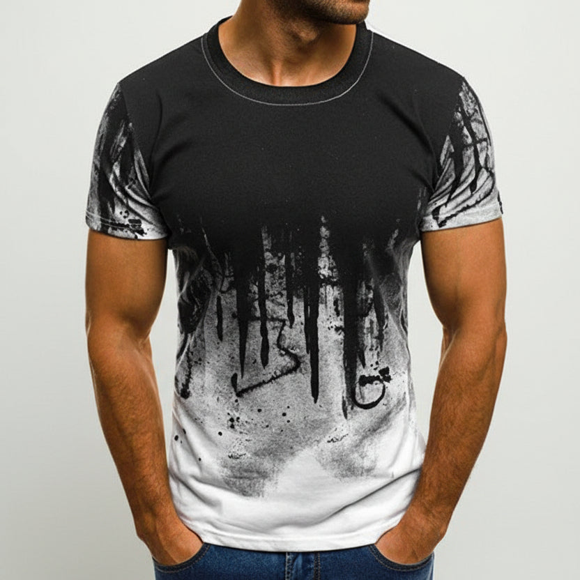 Summer printed T-shirt for men