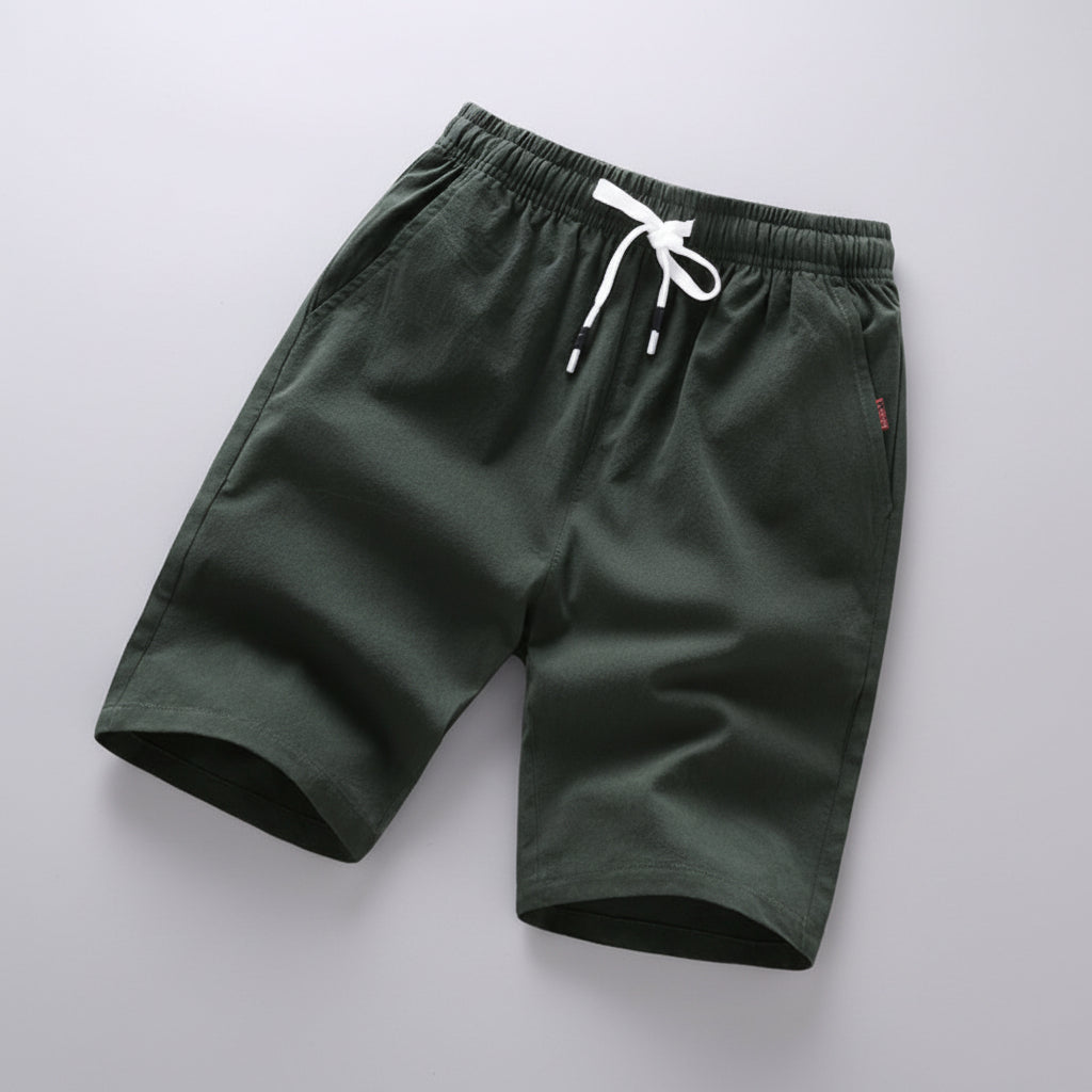 Mid waist capri shorts for men