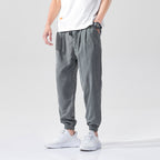 Nine-length cropped trousers for men