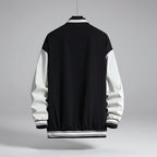 Junior high school baseball jacket in loose Hong Kong style