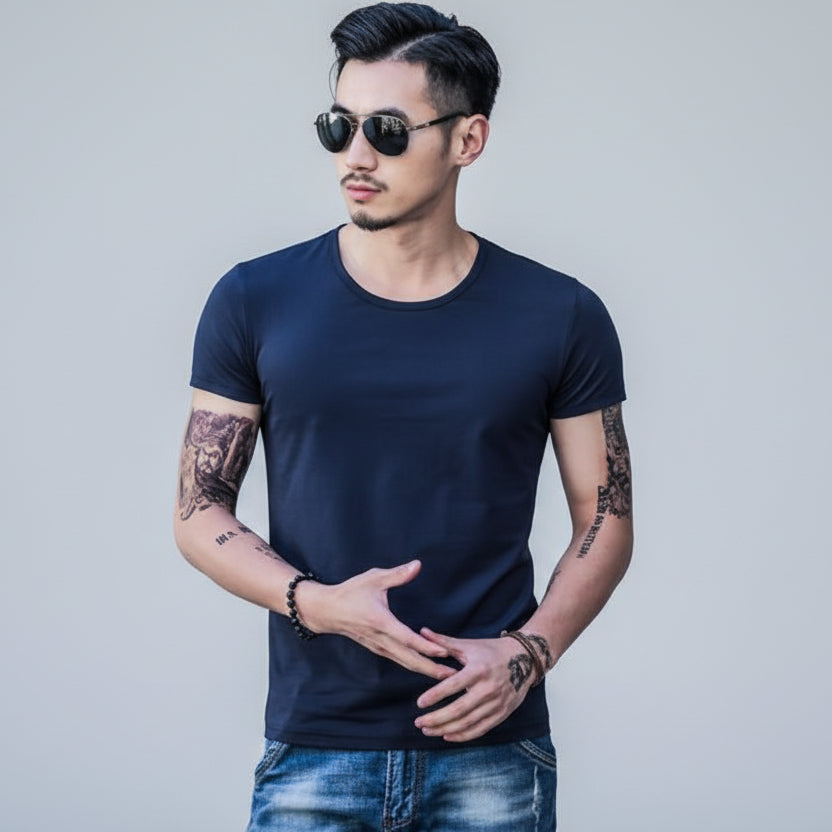 Front view men’s summer T-shirt