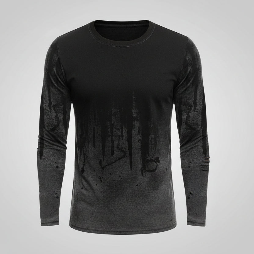 Trendy graphic print shirt men