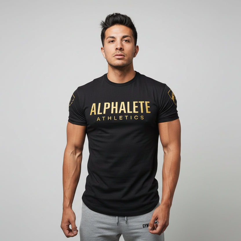 Model wearing Wolf King T-shirt 003