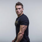 Back view Wolf King men’s T-shirt